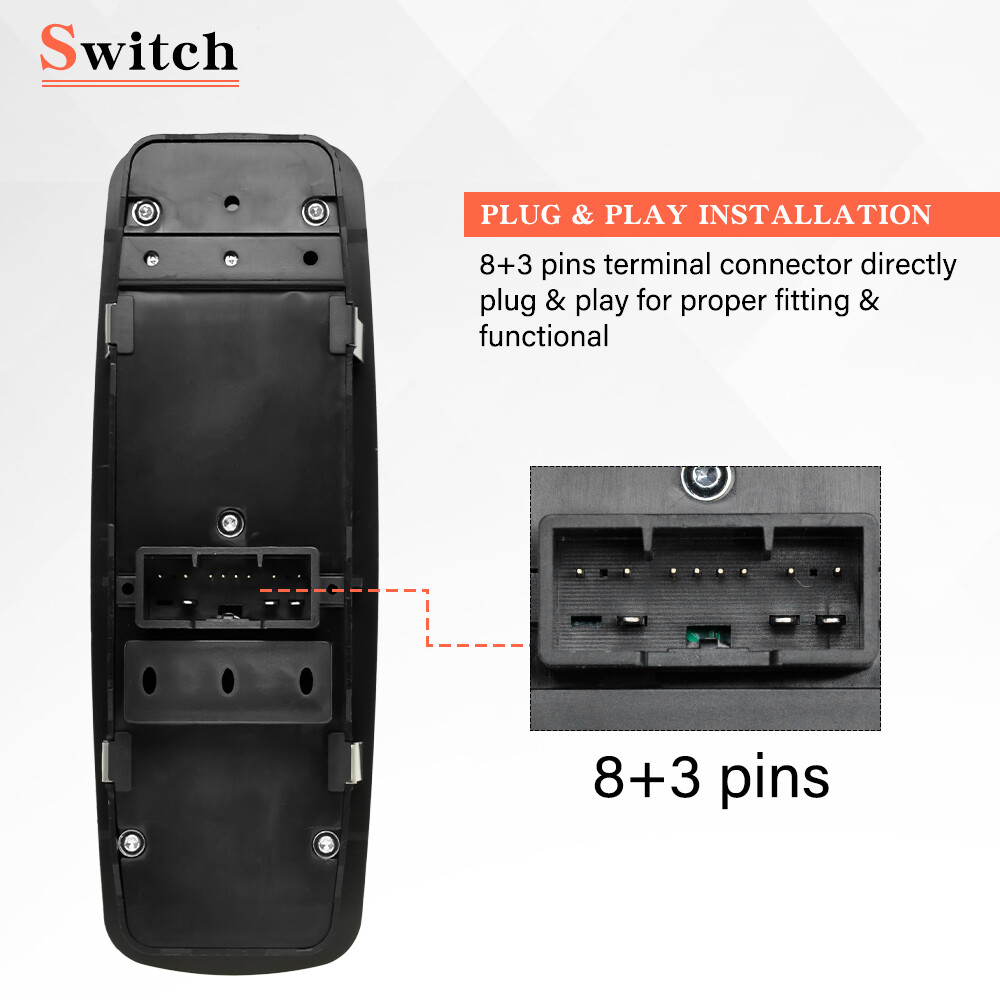 Front Left Driver Master Power Window Switch For 2014-2018 Jeep Grand Cherokee