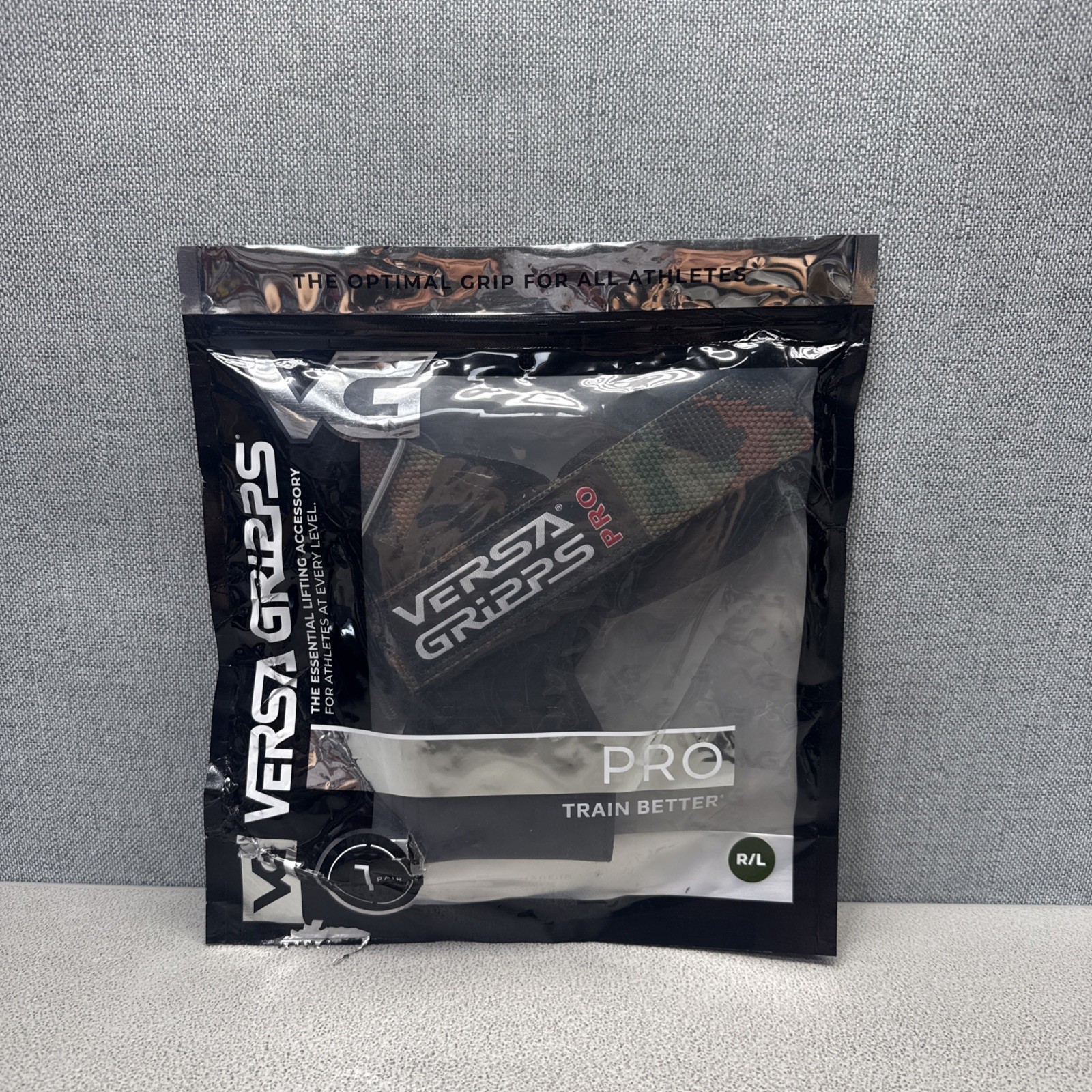 PAIR Versa Gripps Pro  Wrist Straps for Weightlifting VG PRO 550 CAMO R/L