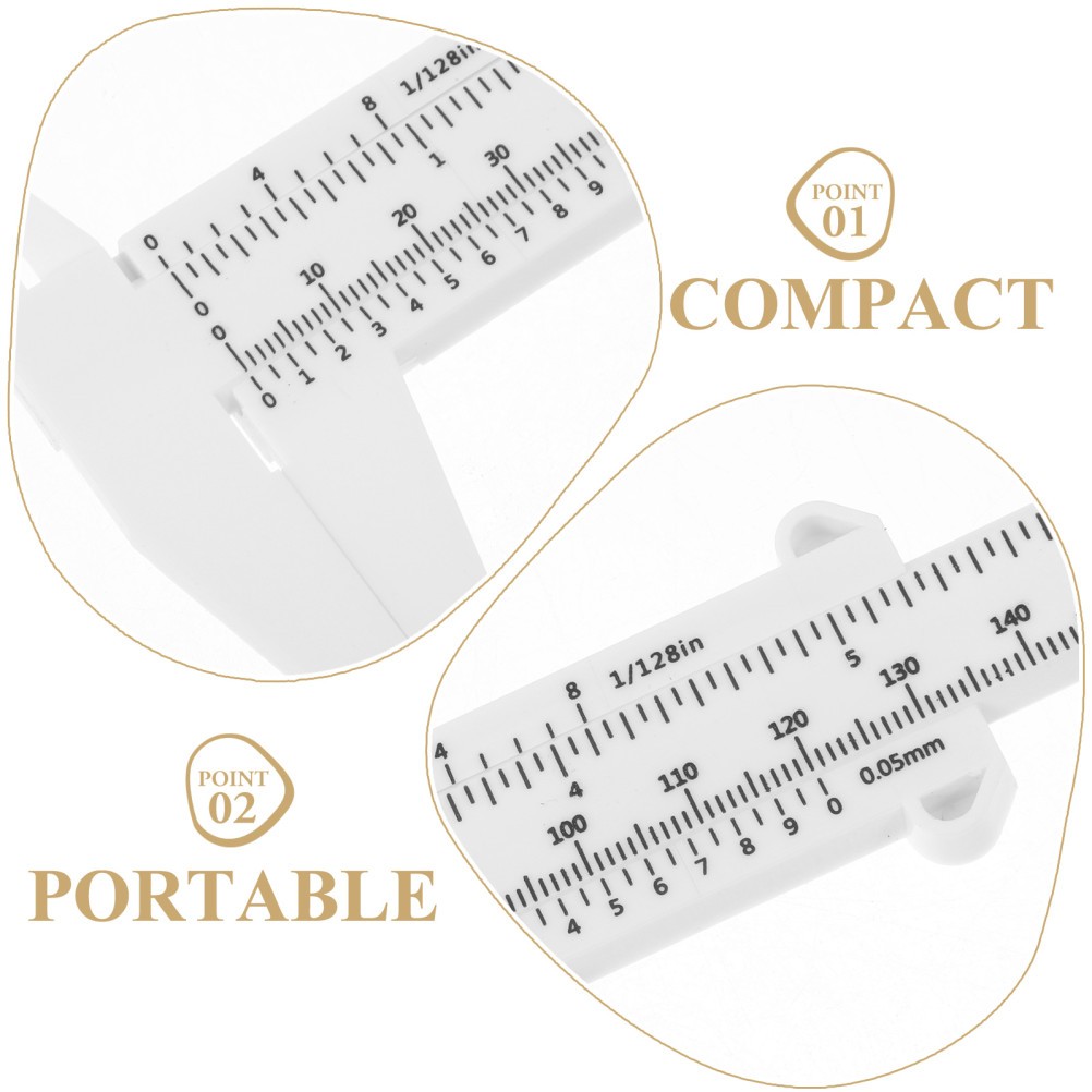 4 Pcs Precision External Dial Caliper Measure Measuring Tool Student