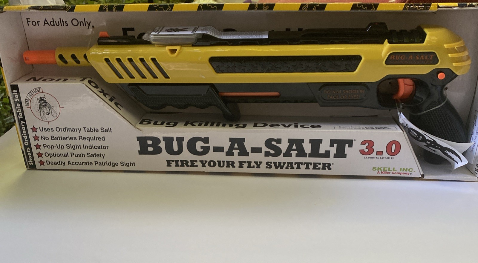Bug-A-Salt 3.0 Fun "The Salt Shooting Shotgun" Bug Killing Device NIB