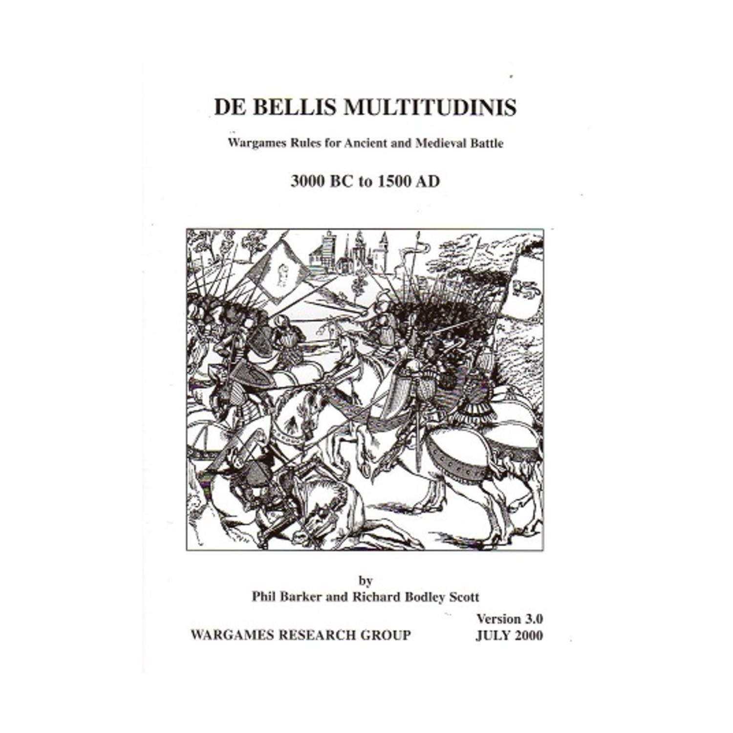 De Bellis Multitudinis Wargame Rules 3000BC 1500AD Version 3.0 VG+
