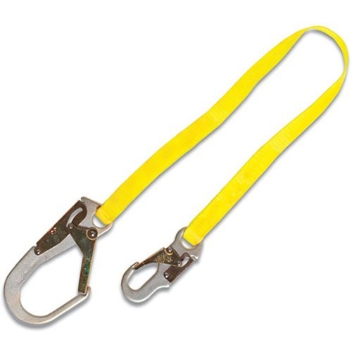 4' FT. NON Shock Absorbing Construction Fall Protection Lanyard Snap Rebar Hooks