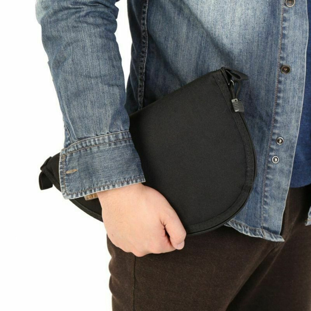 Multi-Purpose Shooting Range Case-Pistol Storage Black Nylon Padded Storage Bag