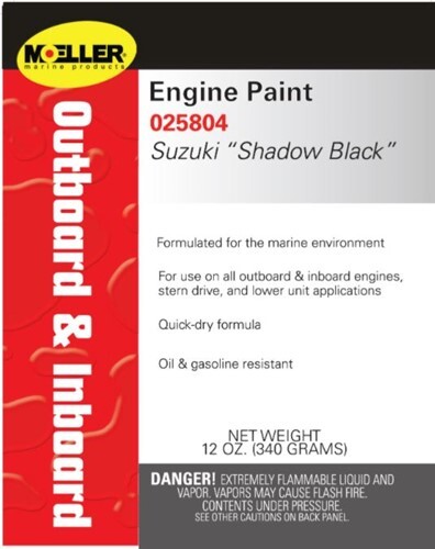Moeller Paint Suzuki Shadow Black 25804