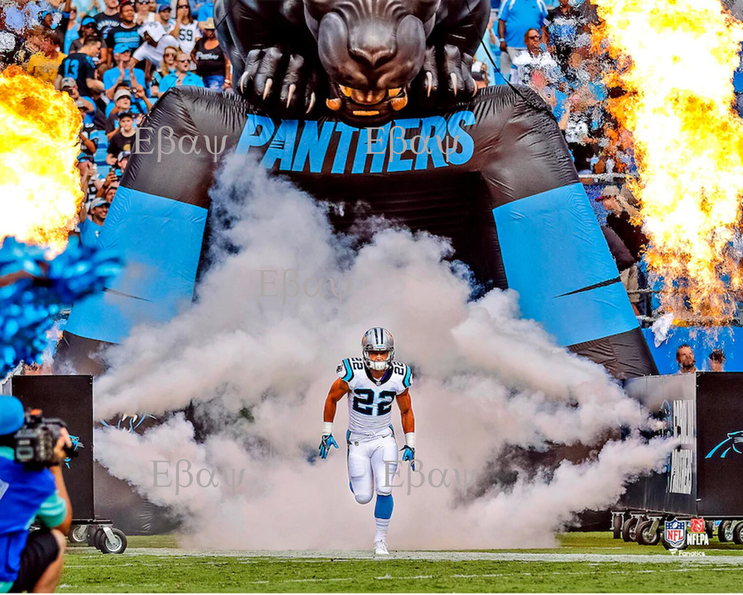 Christian McCaffrey  Carolina Panthers 8X10 Photo Reprint