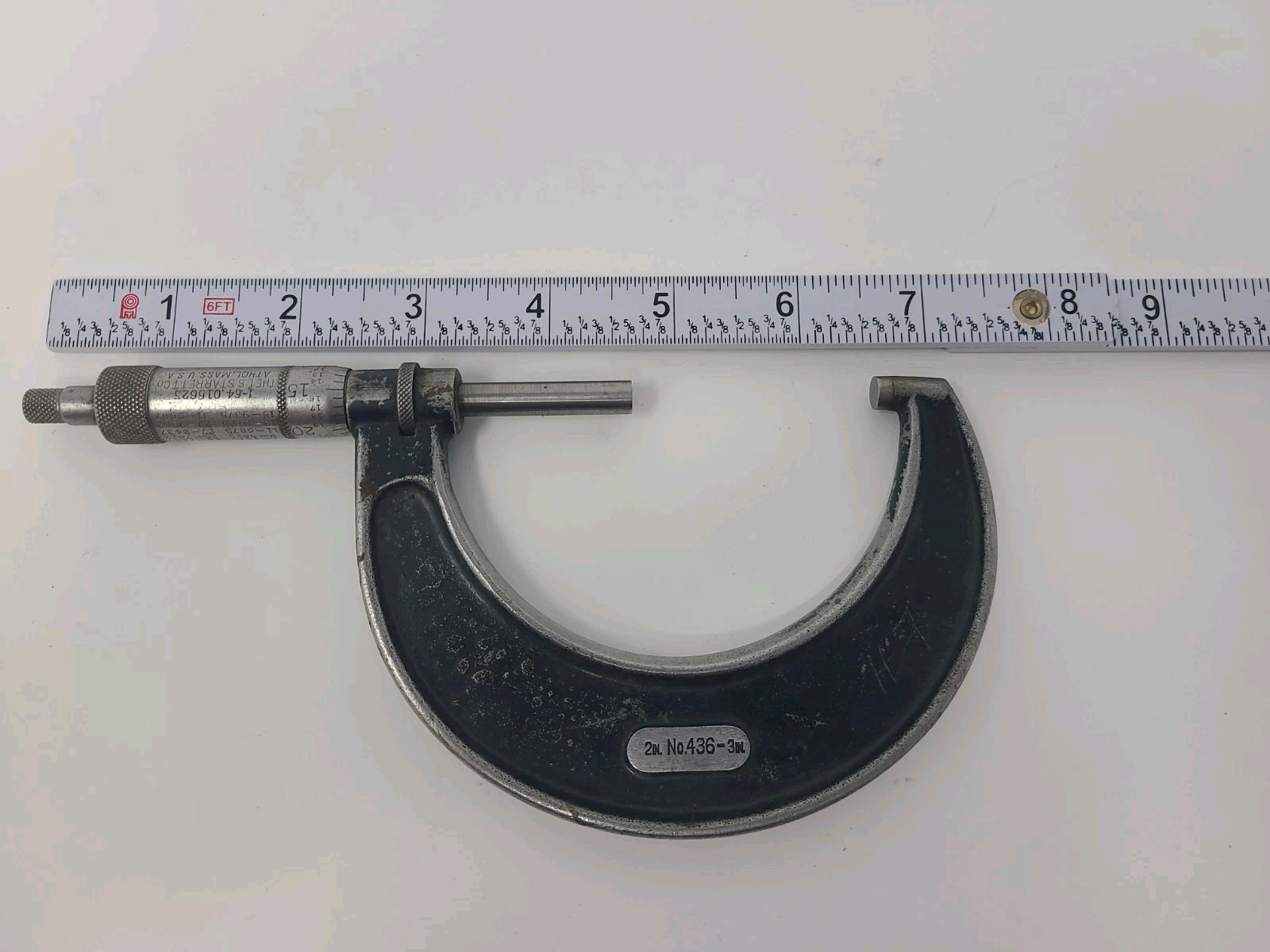 Starrett No. 436 2" - 3" Micrometer .001"
