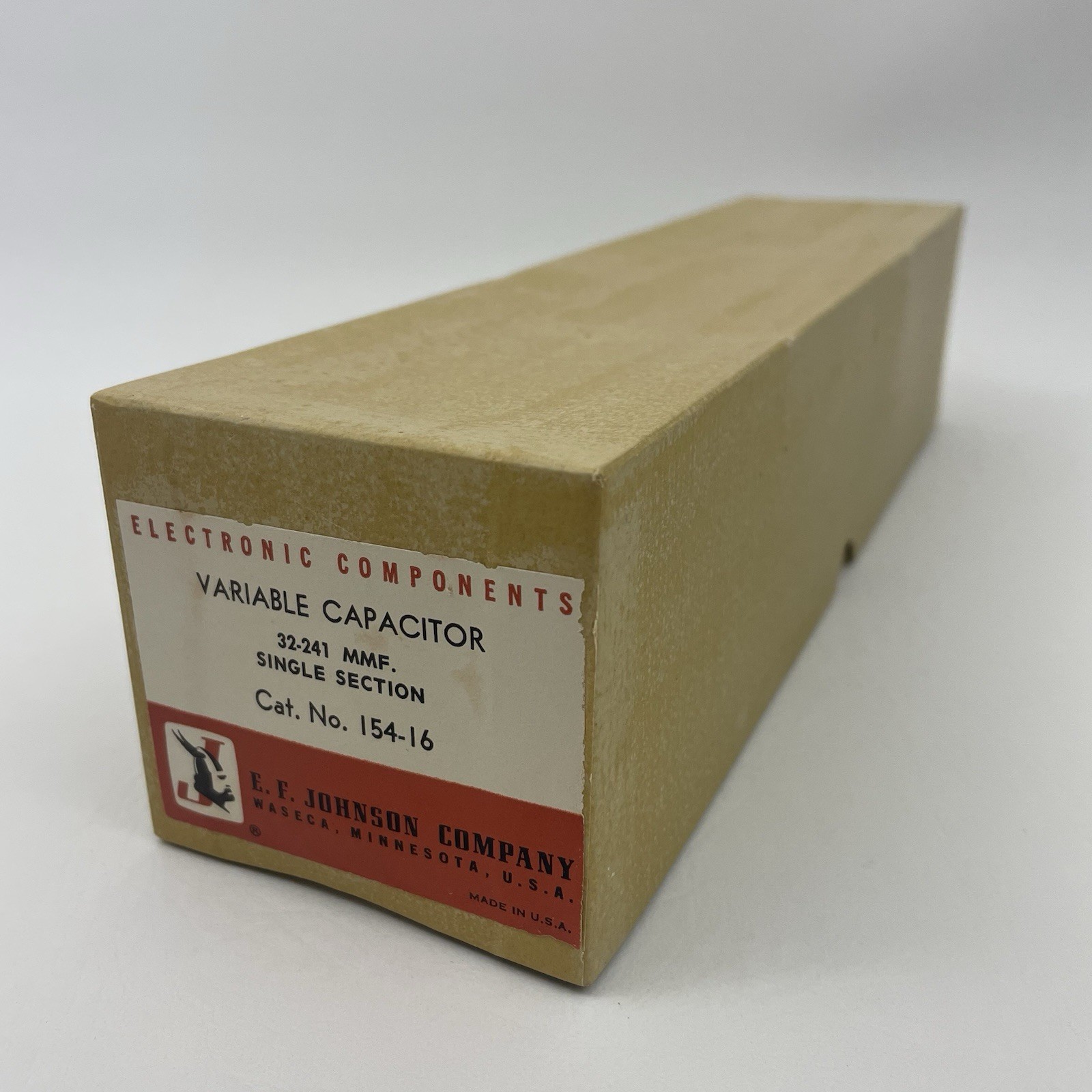 NOS E. F. Johnson 154-16 Variable Capacitor 32-241 MMF Single Section