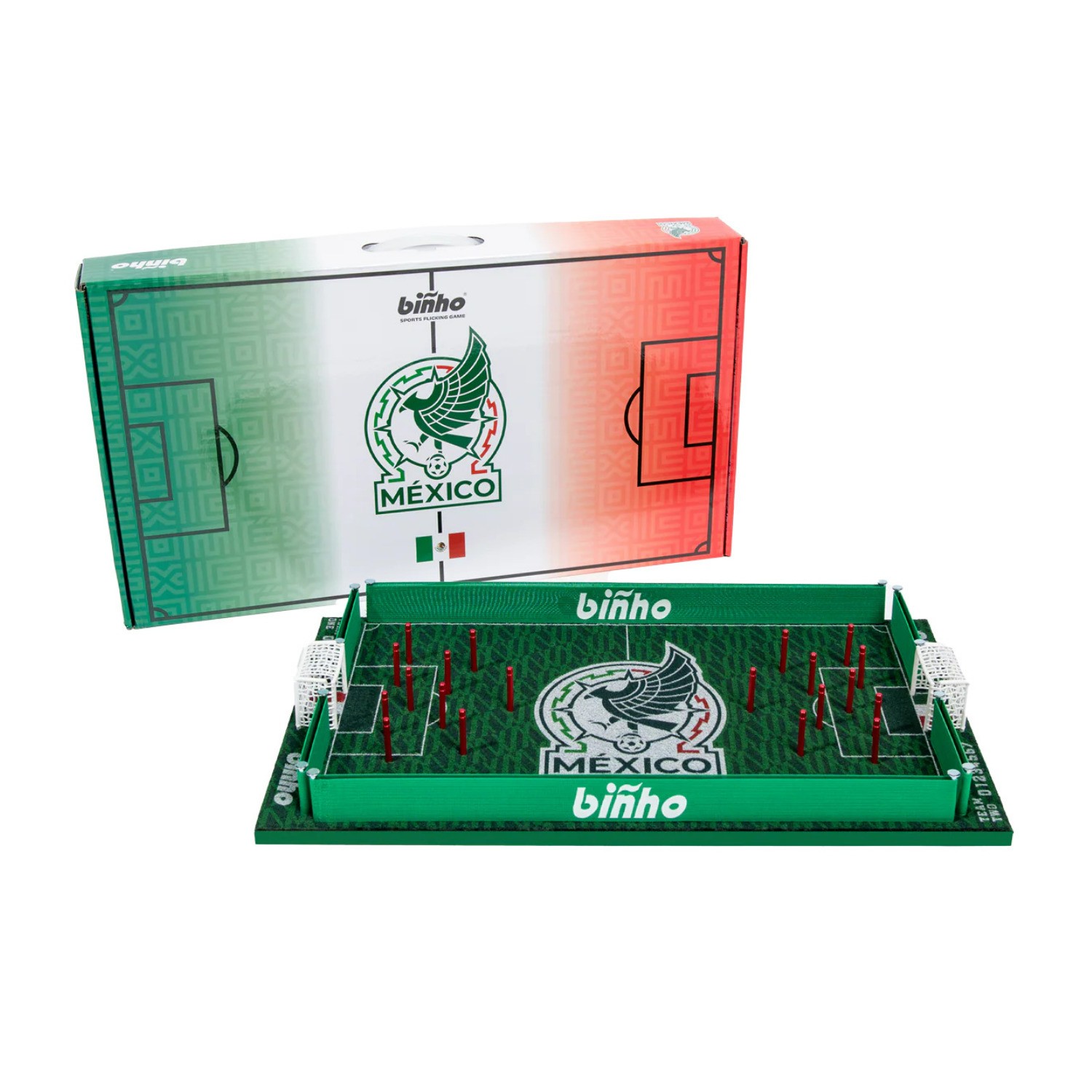 Binho Board Mexico National Team (Green) Edition Tabletop Soccer Game
