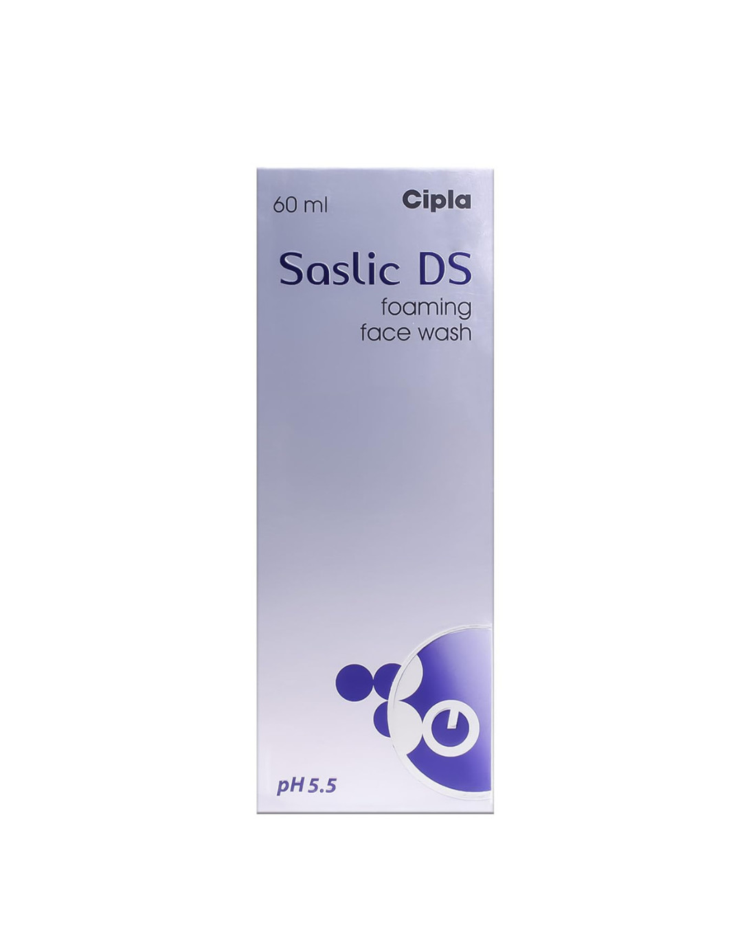 Saslic DS Foaming Face Wash | 2% Salicylic Acid | Acne Prevention ,60ml