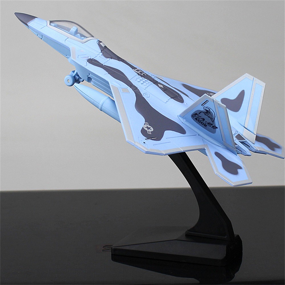 1:100 Aviation Aircraft Model F-22 Alloy Fighter Aircraft Model Collection