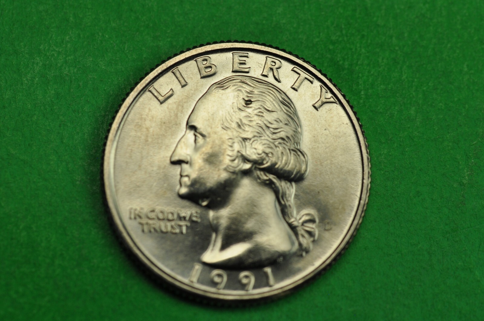 1991- D  BU Mint State Washington US Quarters