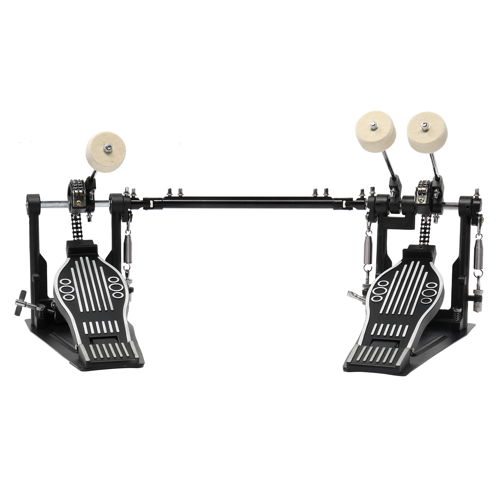 Double bass drum pedal adult drum black
