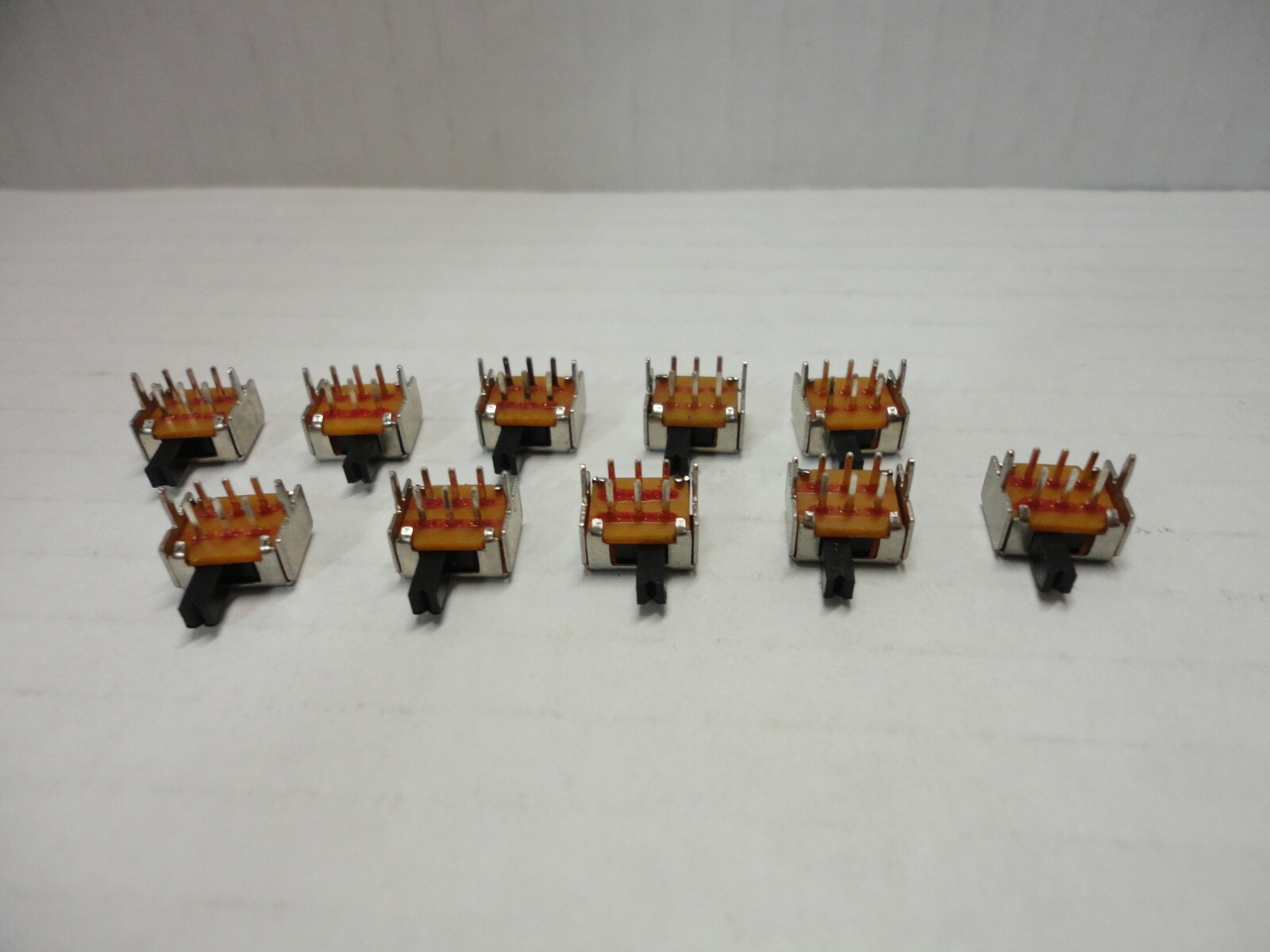 10 Pack Lot On Off Mini Slide Toggle Switch SK22D07 2P2T 6Pins SK22D07VG4 4mm A+