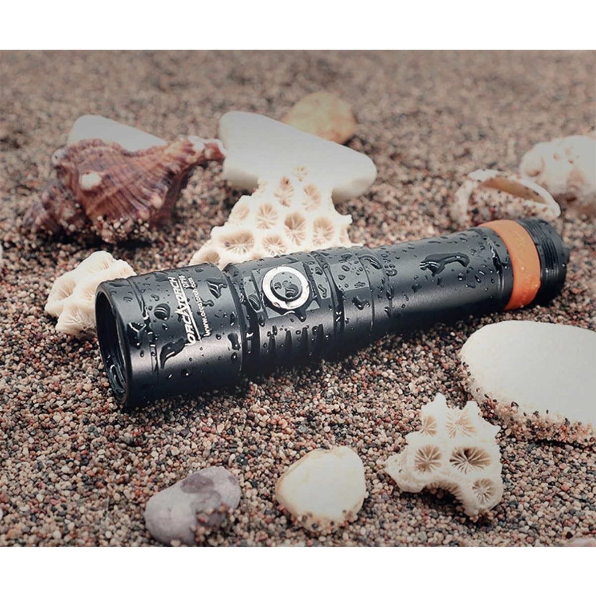 ORCATORCH D710 Dive Light 3000 Lumens Black