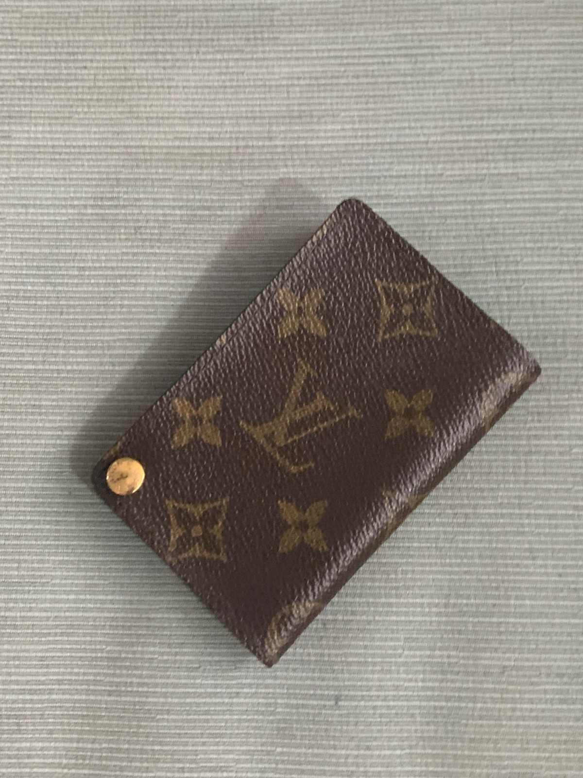 Authentic Vintage Louis Vuitton Monogram Pression Cards Case !