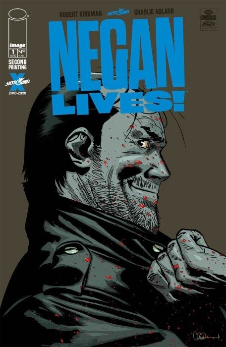 NEGAN LIVES! ONE SHOT 2ND PRINT BY  IMAGE COMICS 2020 1$ COMIC SALE + BONUS