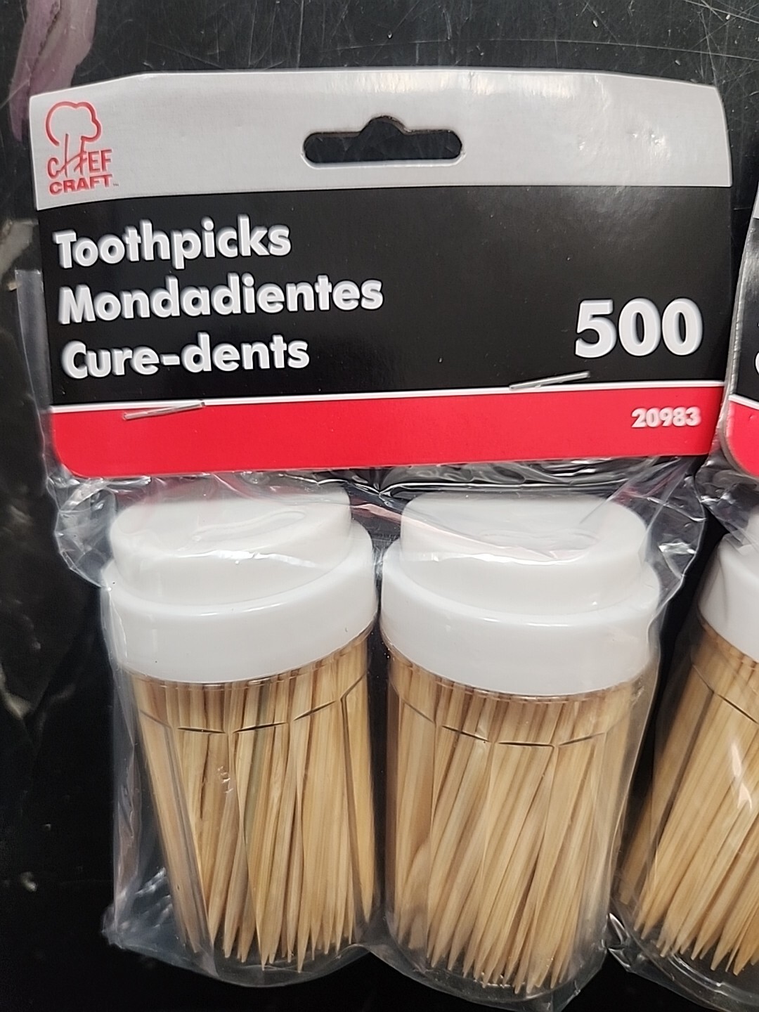 Chef Craft 20983 Bamboo ToothPicks / 1000 Total