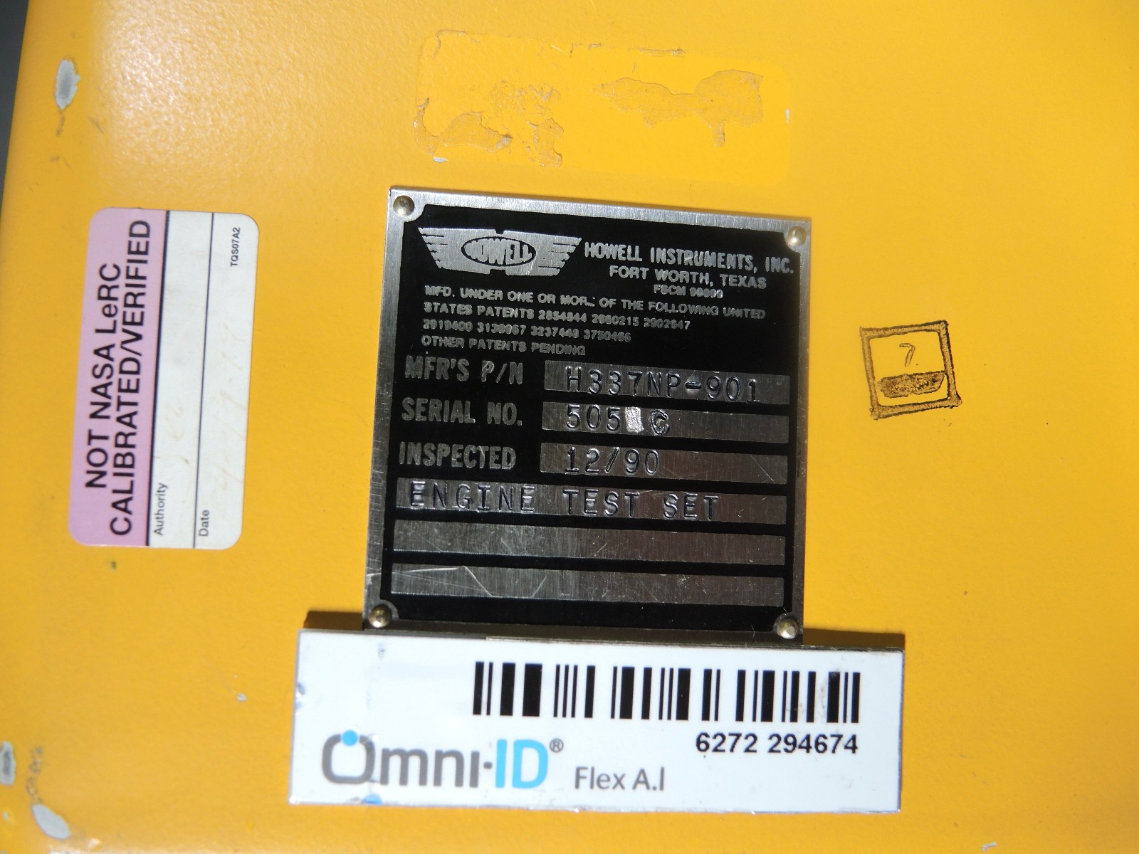 Avionics Howell H337NP-901 Engine Test Set Analyzer G-159 Lear-25 DH-6 Equipment