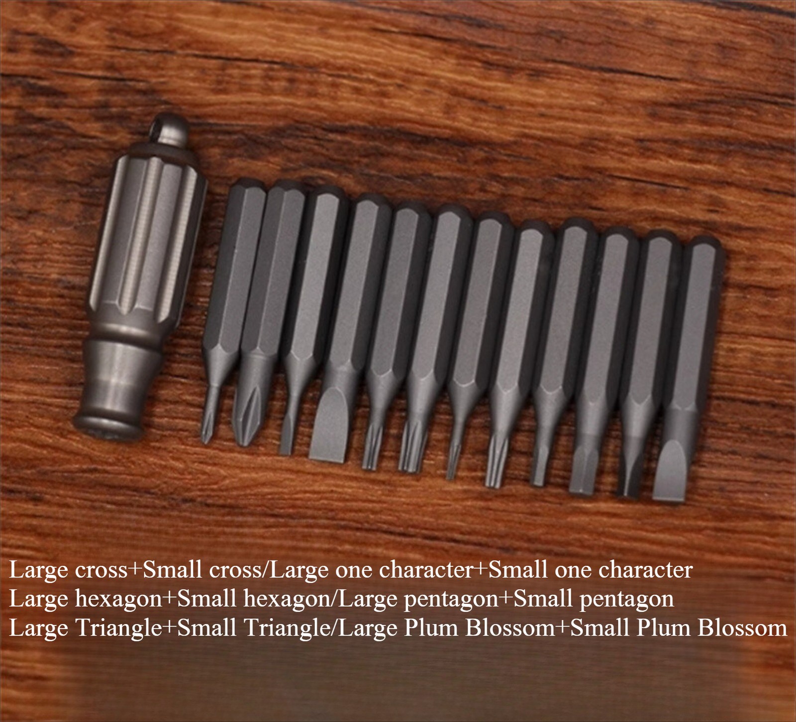 Mini Titanium EDC S2 Steel Screwdriver Portable Outdoor Pocket Multi Tools