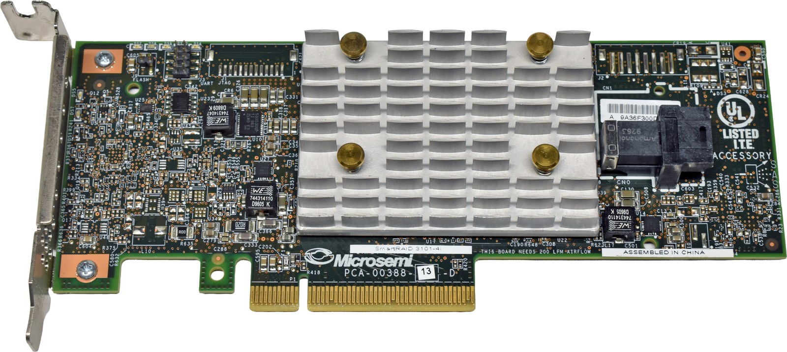 Adaptec Microsemi SmartRAID 3101-4I TCA-00388-13-D 1-Port 12G RAID Controller LP