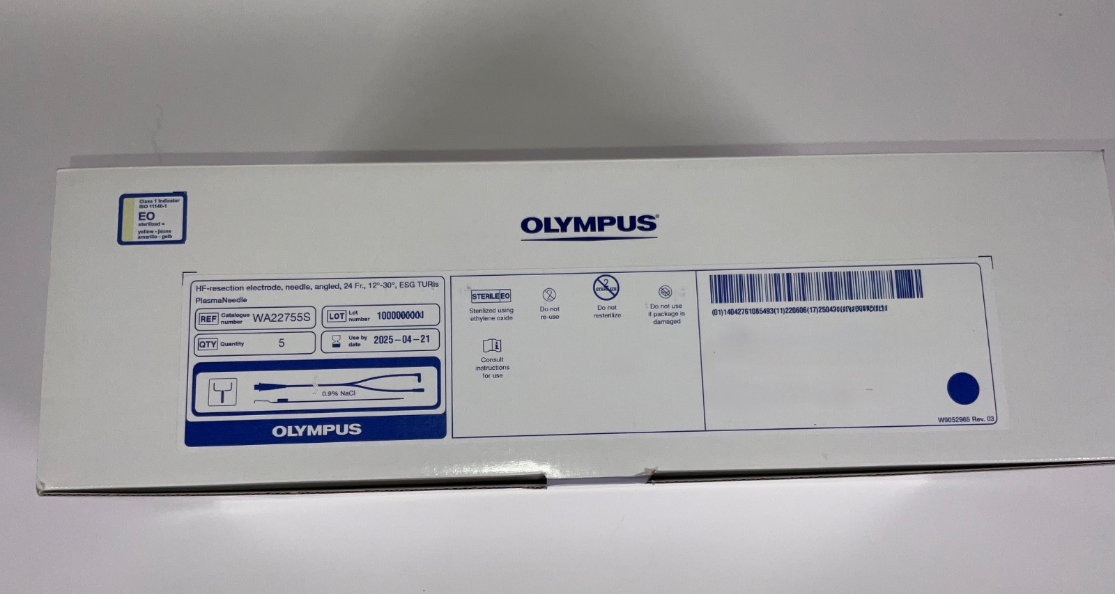 Olympus #WA22755S Box of 5 04/21/2025 Date ”Brand New” (14-Day Guarantee)