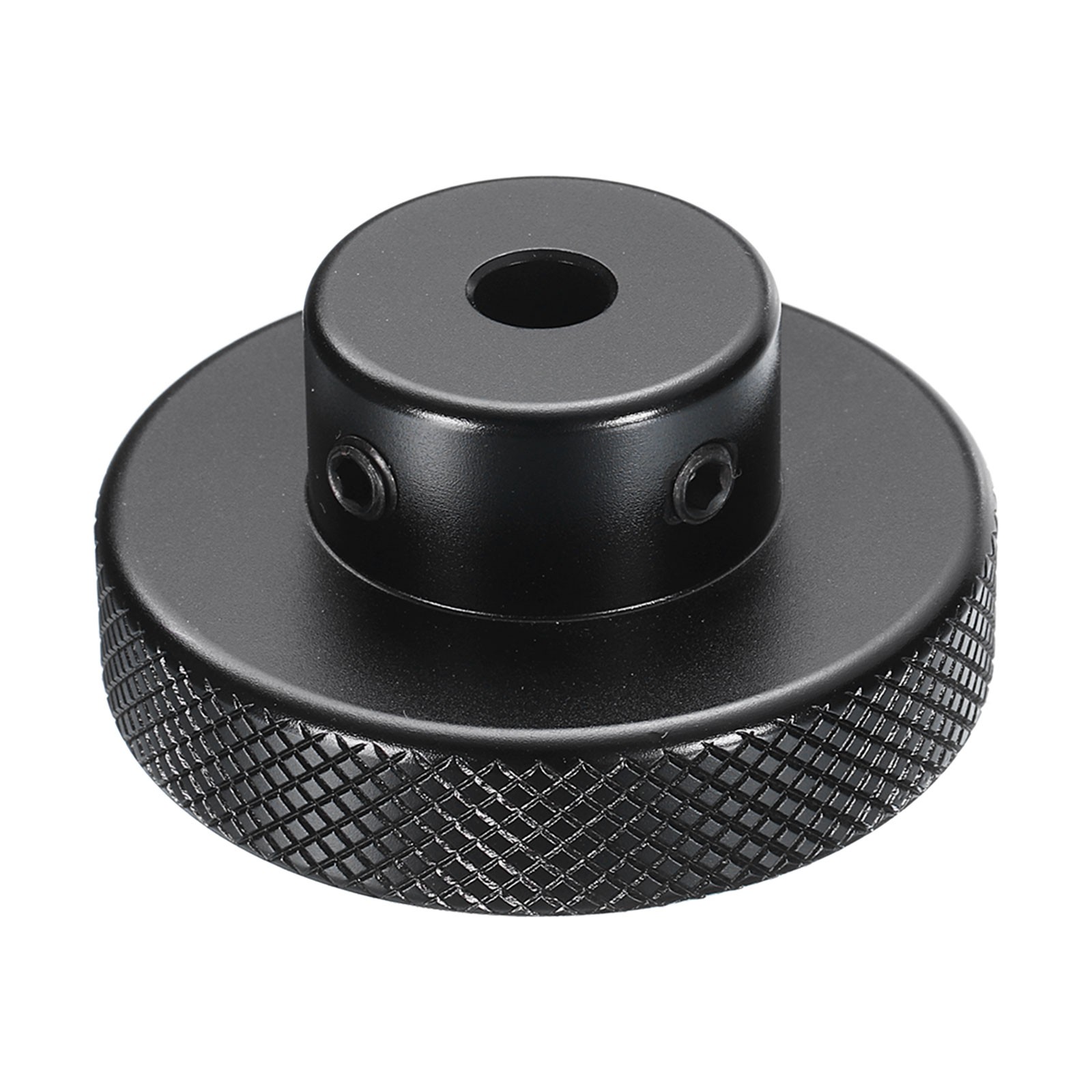 Aluminum Alloy Handwheel 50mm OD 7mm Bore Hand Wheel for Lathe, Black