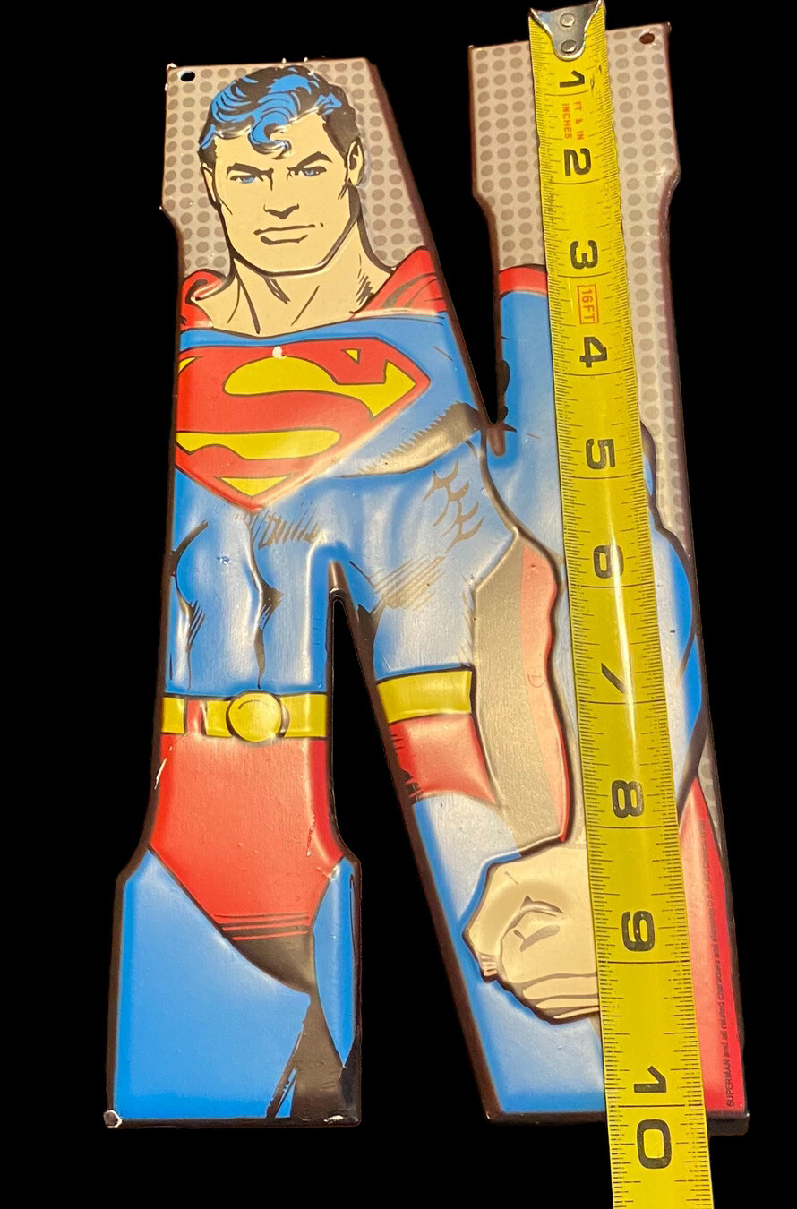Hobby Lobby Wall Decor DC Comics Superman initial “N” NWT