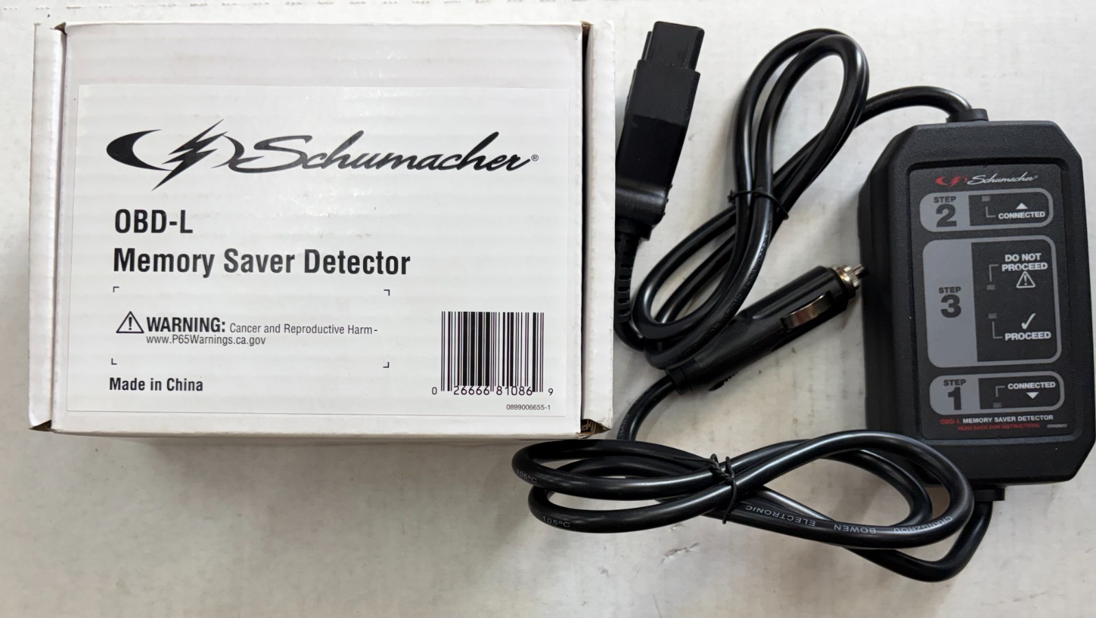 Schumacher OBD-L Memory Saver Detector - Save Your Vehicle Settings ^