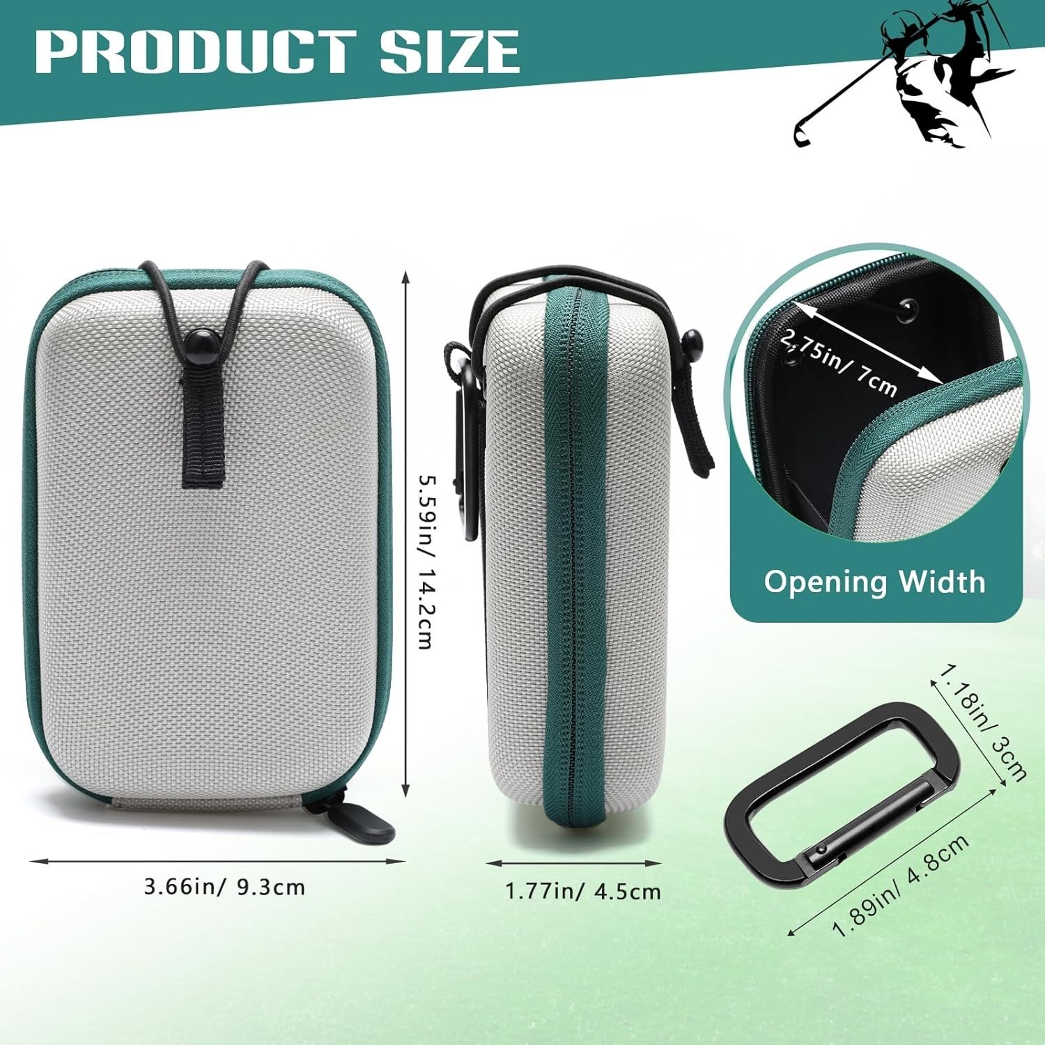 Golf Rangefinder Hard Shell Case - Waterproof & Shockproof Protection