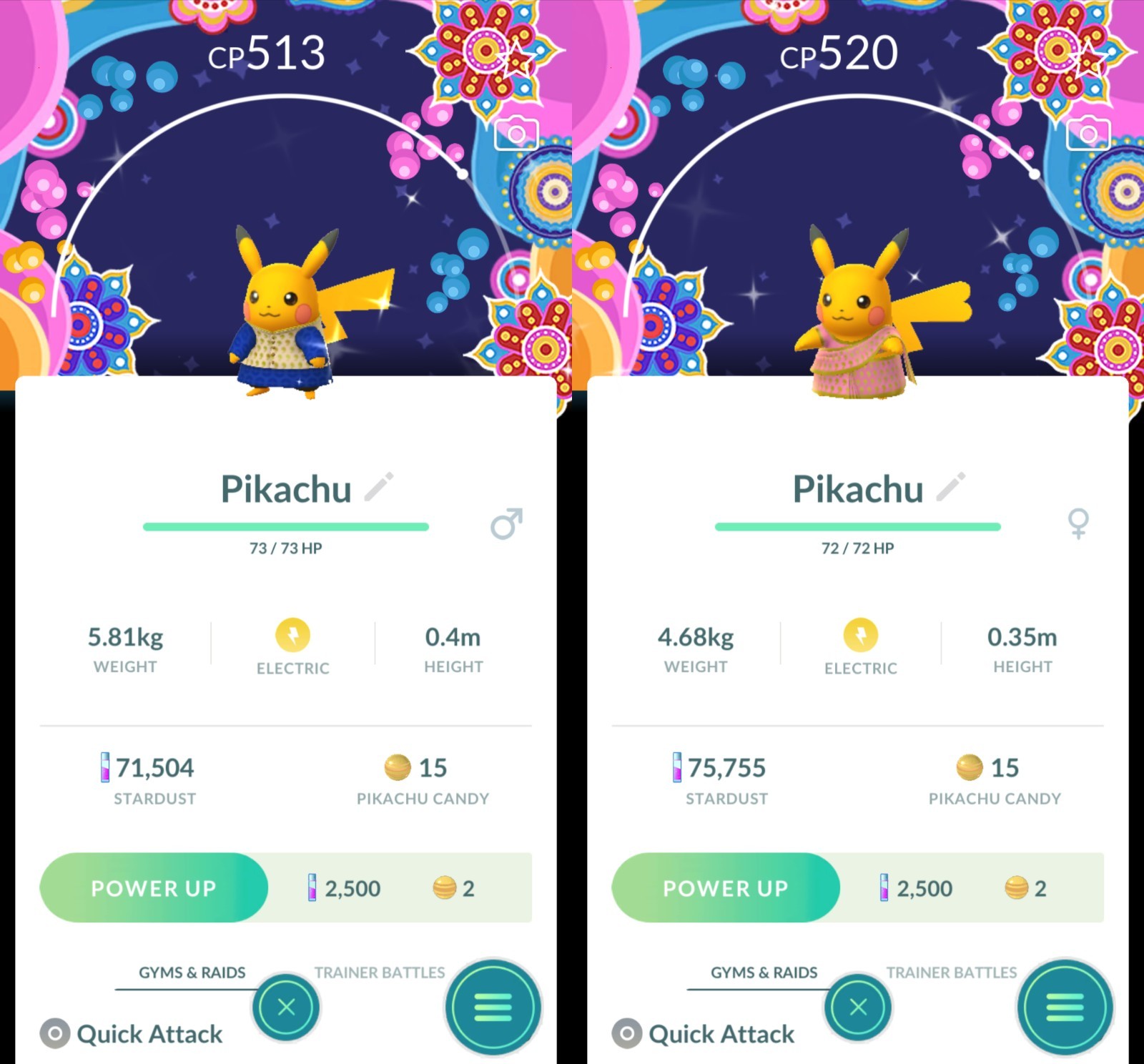Shiny Pikachu Saree Kurta special background - Trade 0r PTCs