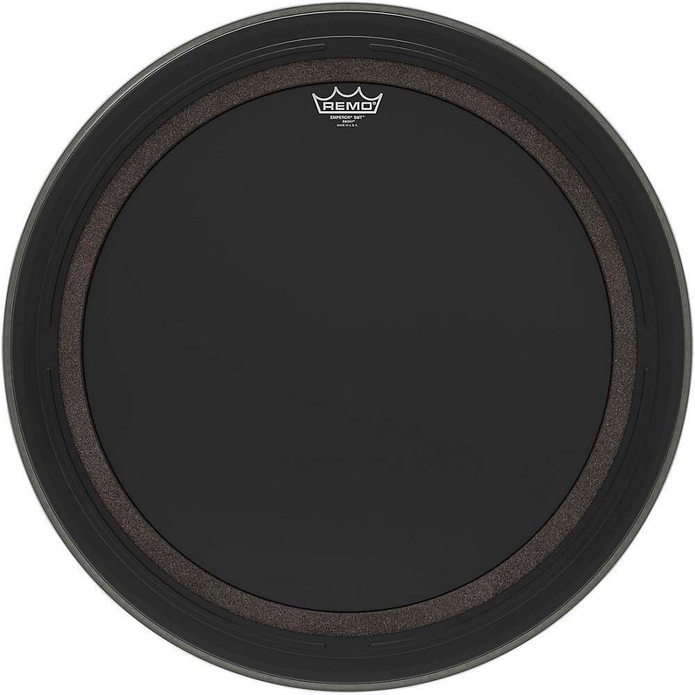 Remo Emperor SMT Ebony Bass Drumhead - 24 in.