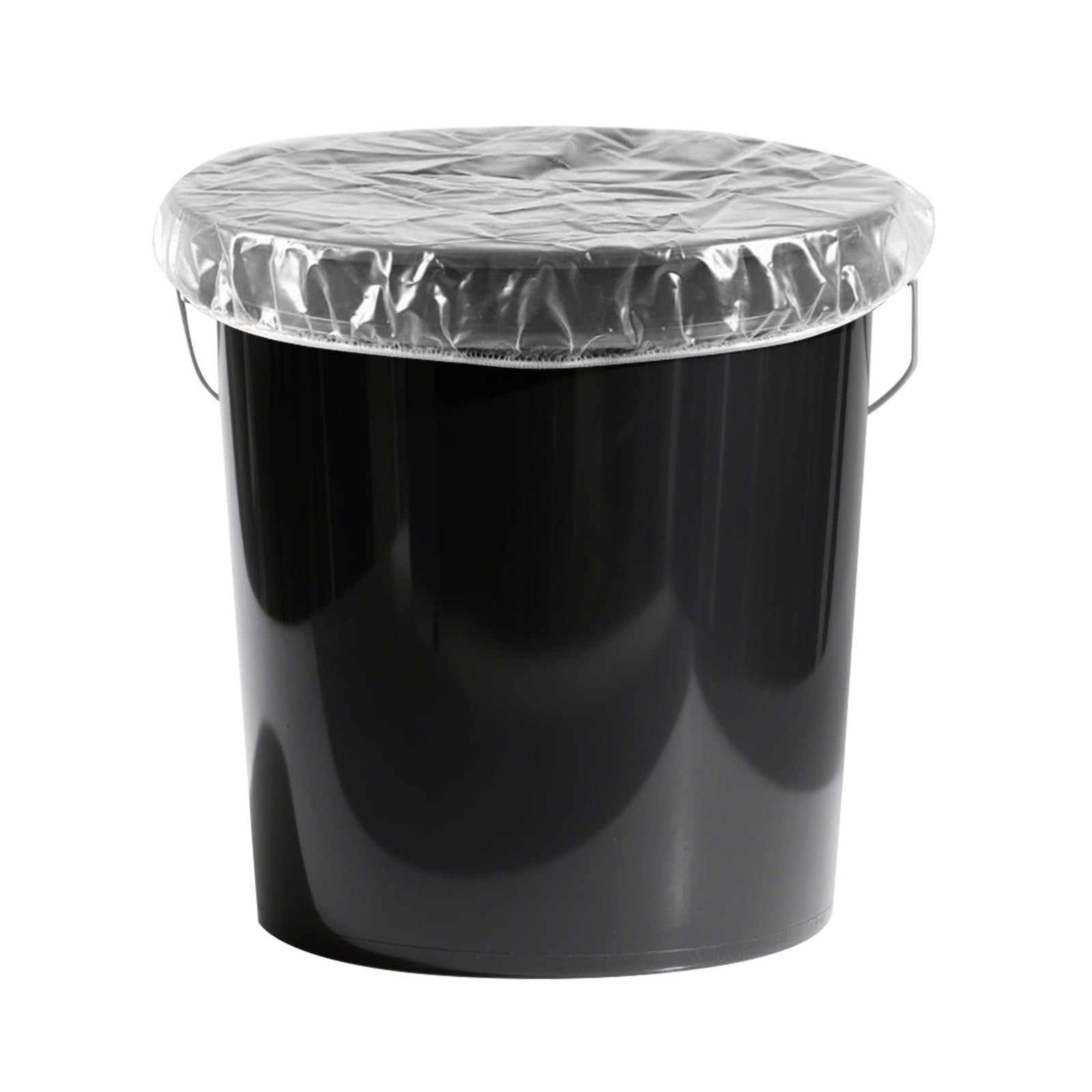 Plastic Bucket Lid, 5 Gallon Size, Disposable Can Covers, 50 Pack