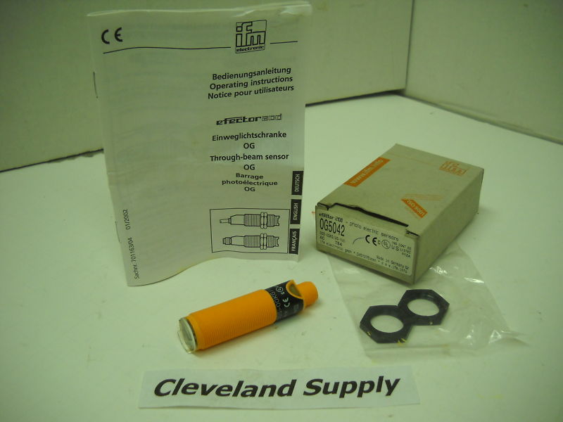 EFECTOR MODEL 0G5042 PHOTOELECTRIC SENSOR NEW IN BOX