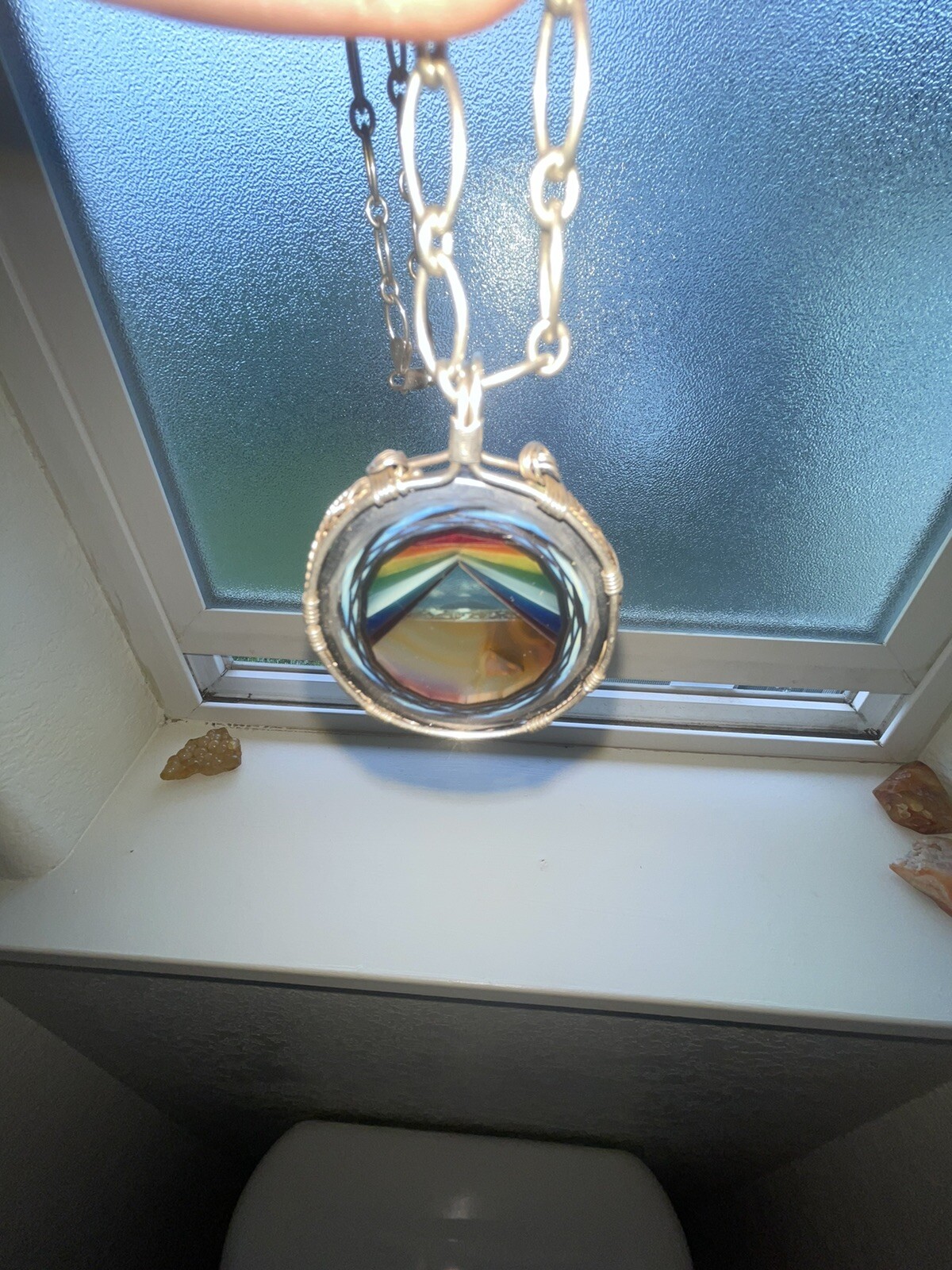Stone Intarsia Sterling 1/1 By Timothy Reed Of Red Moon Creations Wearable Art