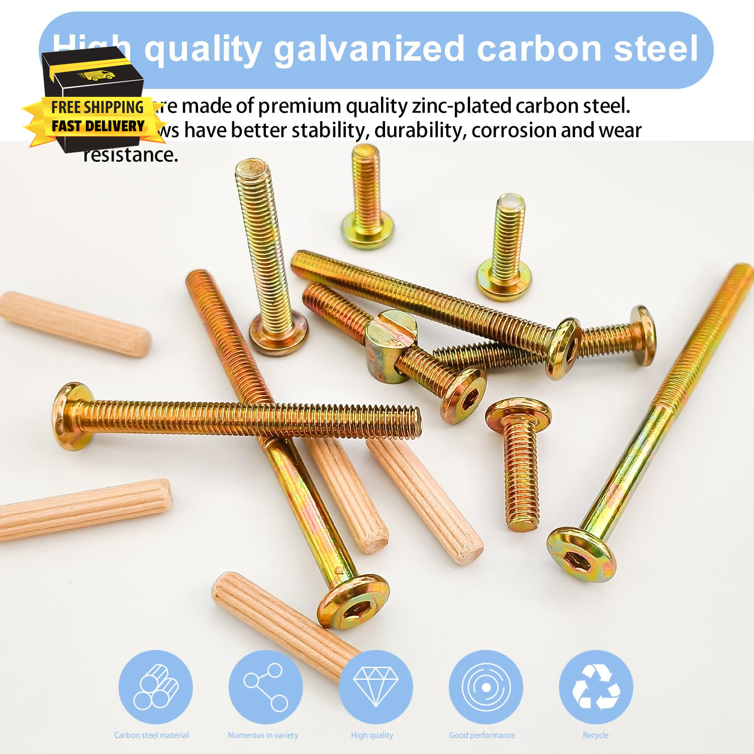 26 Set Crib Screws Hardware Replacement Kit Baby Bed Frame Bolts M6X20/40/50/60/