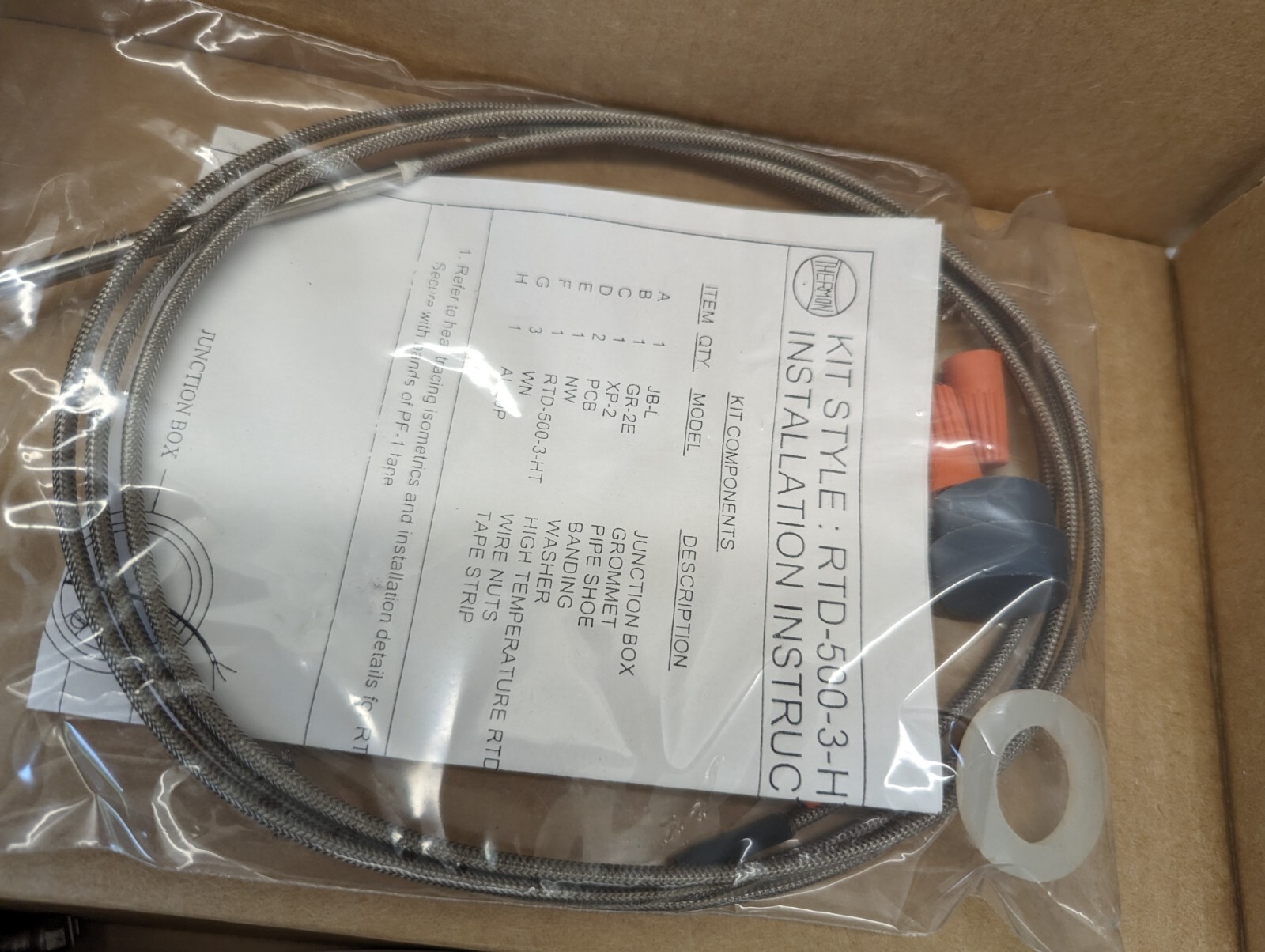 Thermon RTD 494-6114-72-3 Sensor included in RTD-500-3 HT-KIT