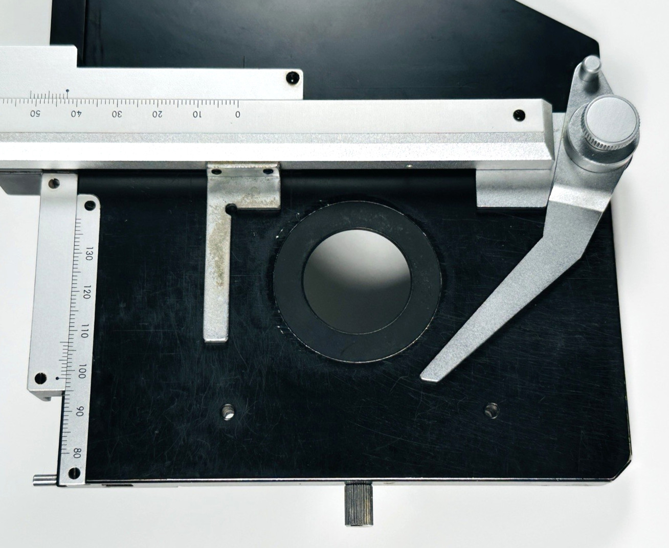 Nikon S-KT, S-KE Microscope Rectangular X-Y Mechanical Stage with Stage Insert