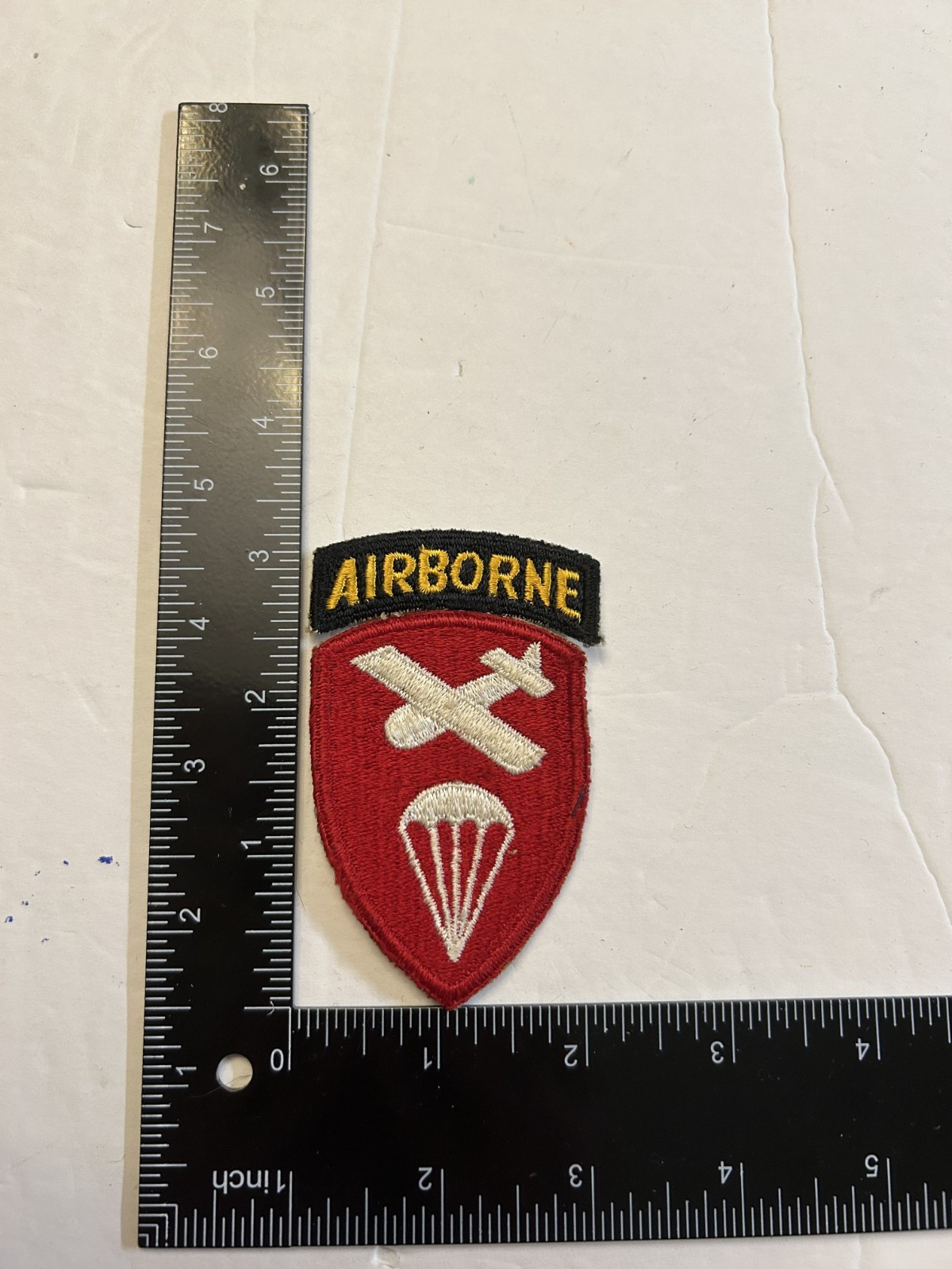 MH1027 Original US Army WW2 Shoulder Patch Airborne Command IR2D