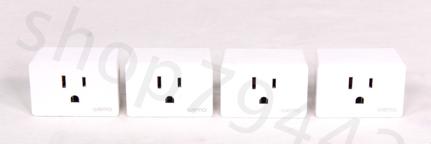 WEMO Plug Smart Plugs WSP080 - LOT of 4 - New No Box