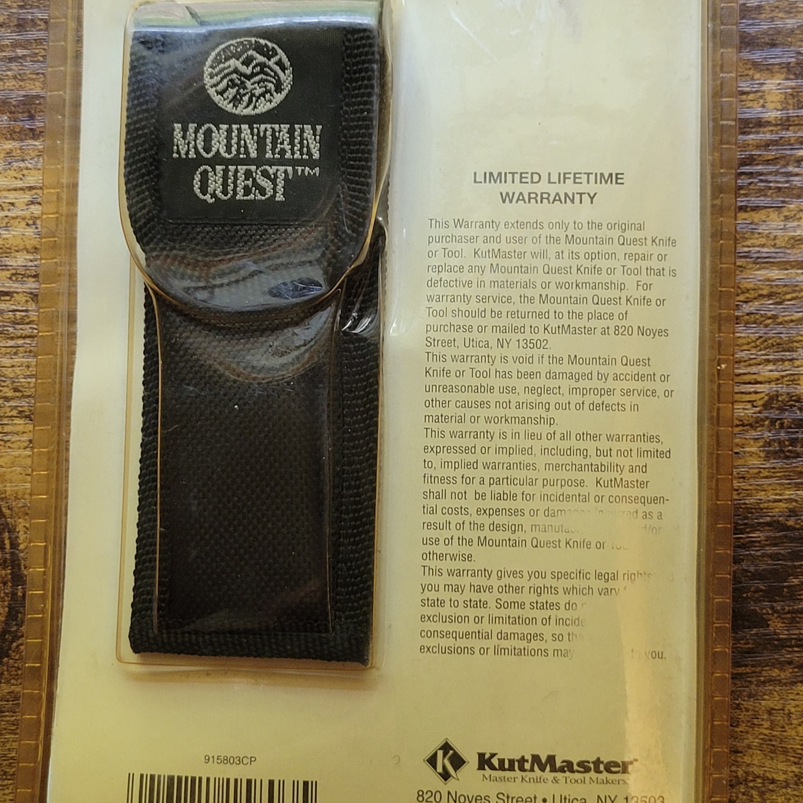 Kutmaster Mountain Quest 5803 11 Function Multi Tool W/Nylon Sheath