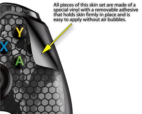 HEX Mesh Camo 01 Gray Skin for XBOX One Controller