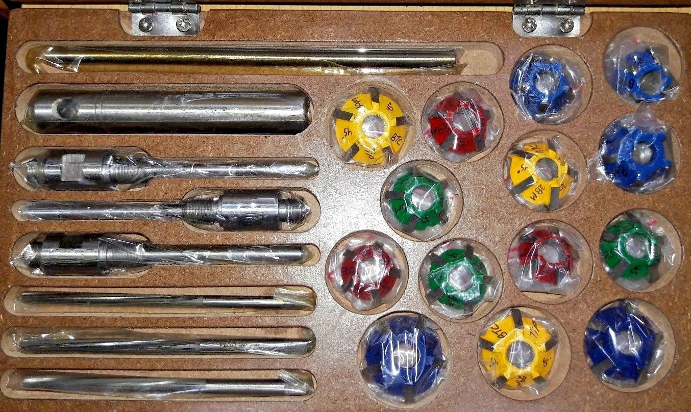 15x Carbide tipped valve seat cutter set 30 45 70 (20 degrees) Vintage & Cars
