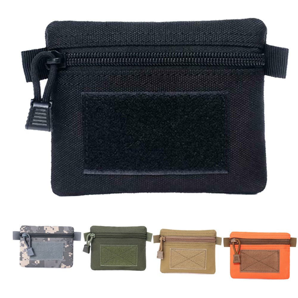 Tactical Molle EDC Pouch Wallet Mini Waist Pack Purses Small Card Coin Holder