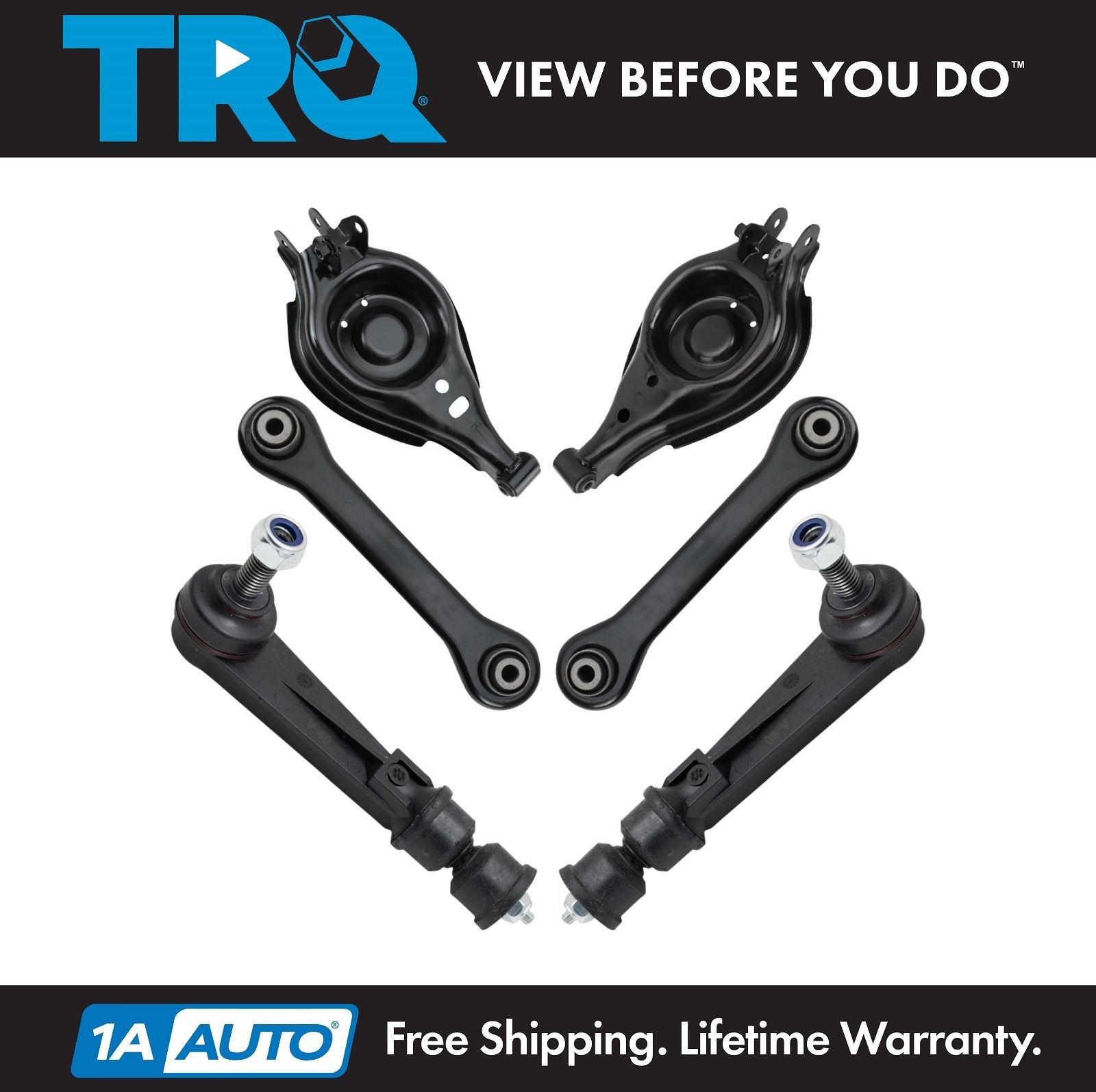 TRQ Rear Suspension Kit Fits 08-17 Chevrolet Equinox 10-17 Terrain 08 Torrent