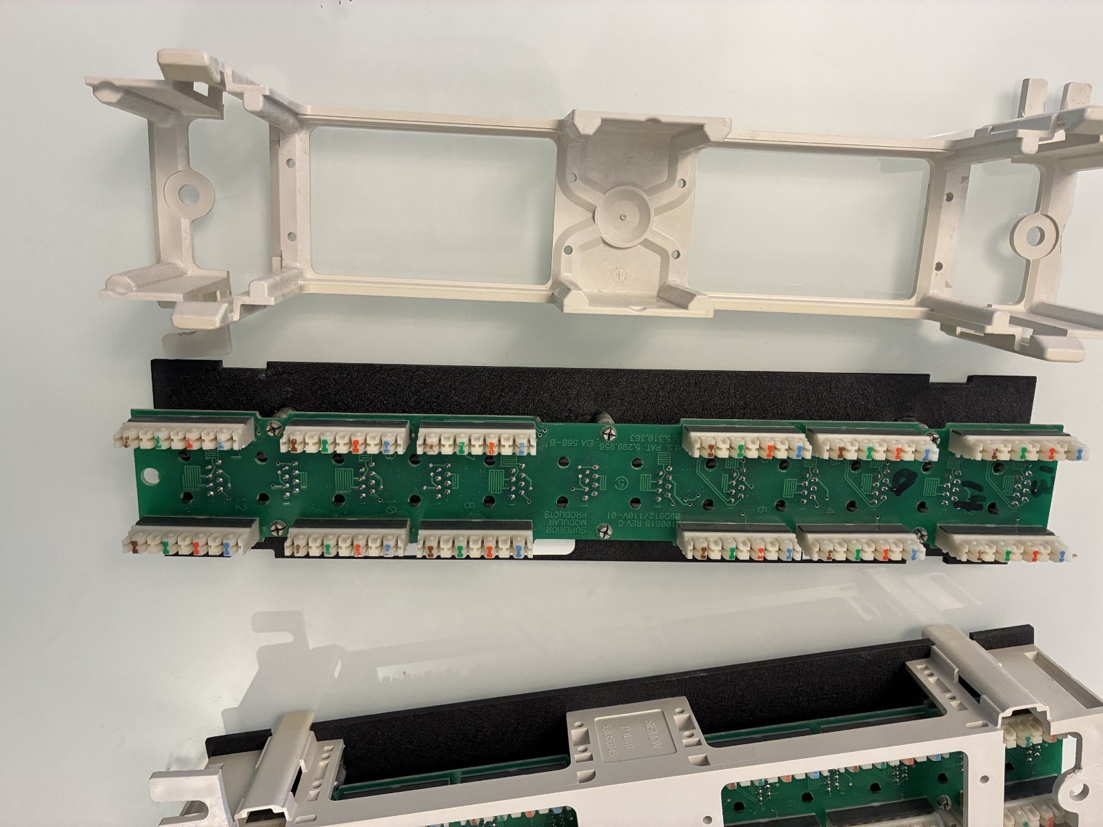 10" Mini 12-Port Vertical Patch Panel - PatchPoint 12R - PP12RB