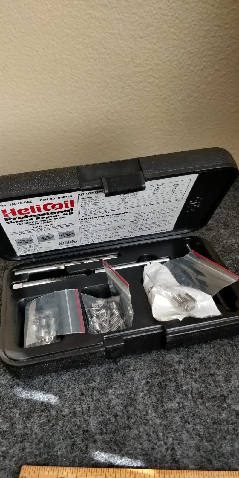 Helicoil Set 5401-04 Complete