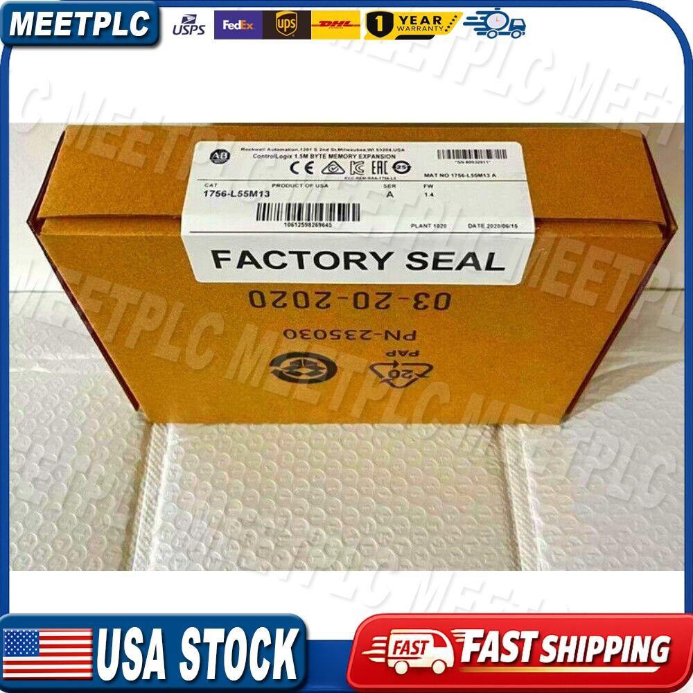 New Sealed AB 1756-L55M13 /A Processor Unit Memory Expansion 1756L55M13 USA