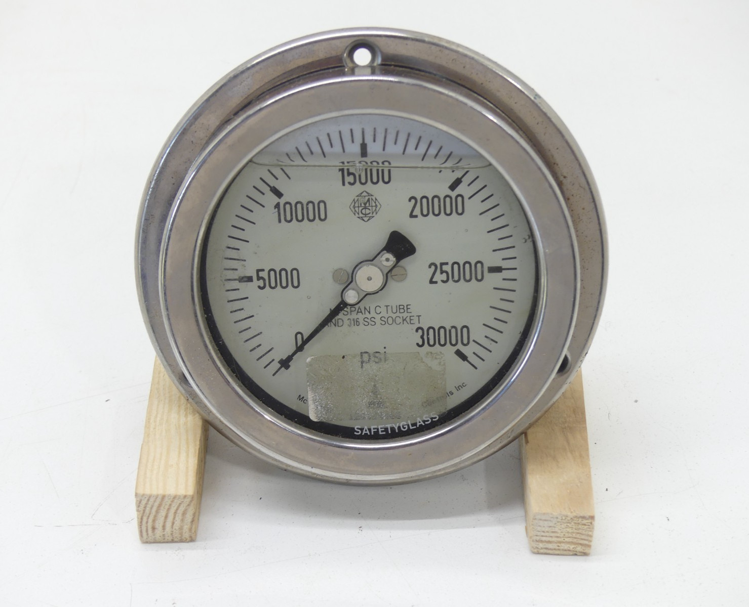 McDaniel AB NI Span C Tube And 316 SS Socket 30,000 PSI 4" Gauge