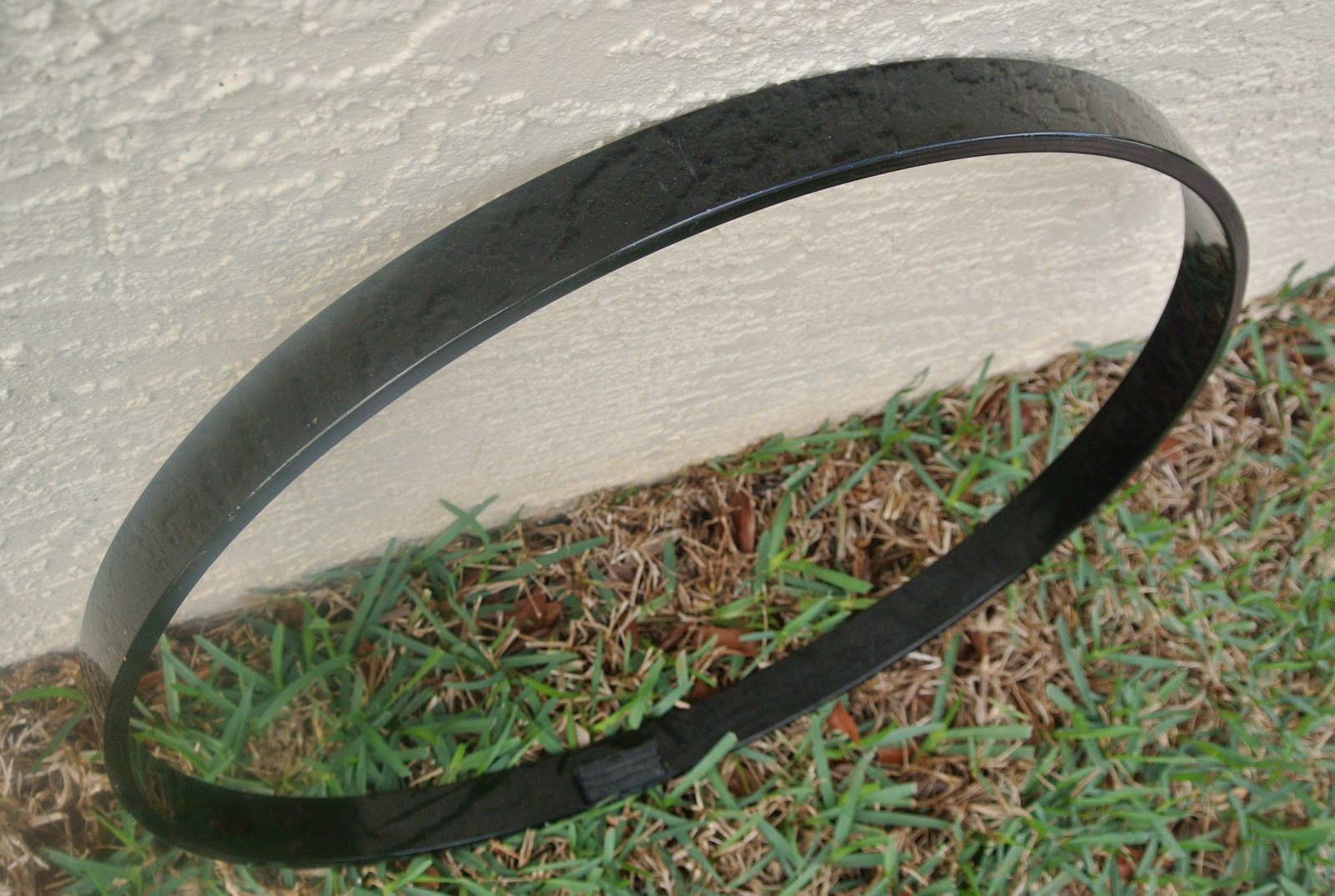 90s YAMAHA 22" ROCK TOUR CUSTOM BLACK SPARKLE BASS HOOP for YOUR DRUM SET! L634