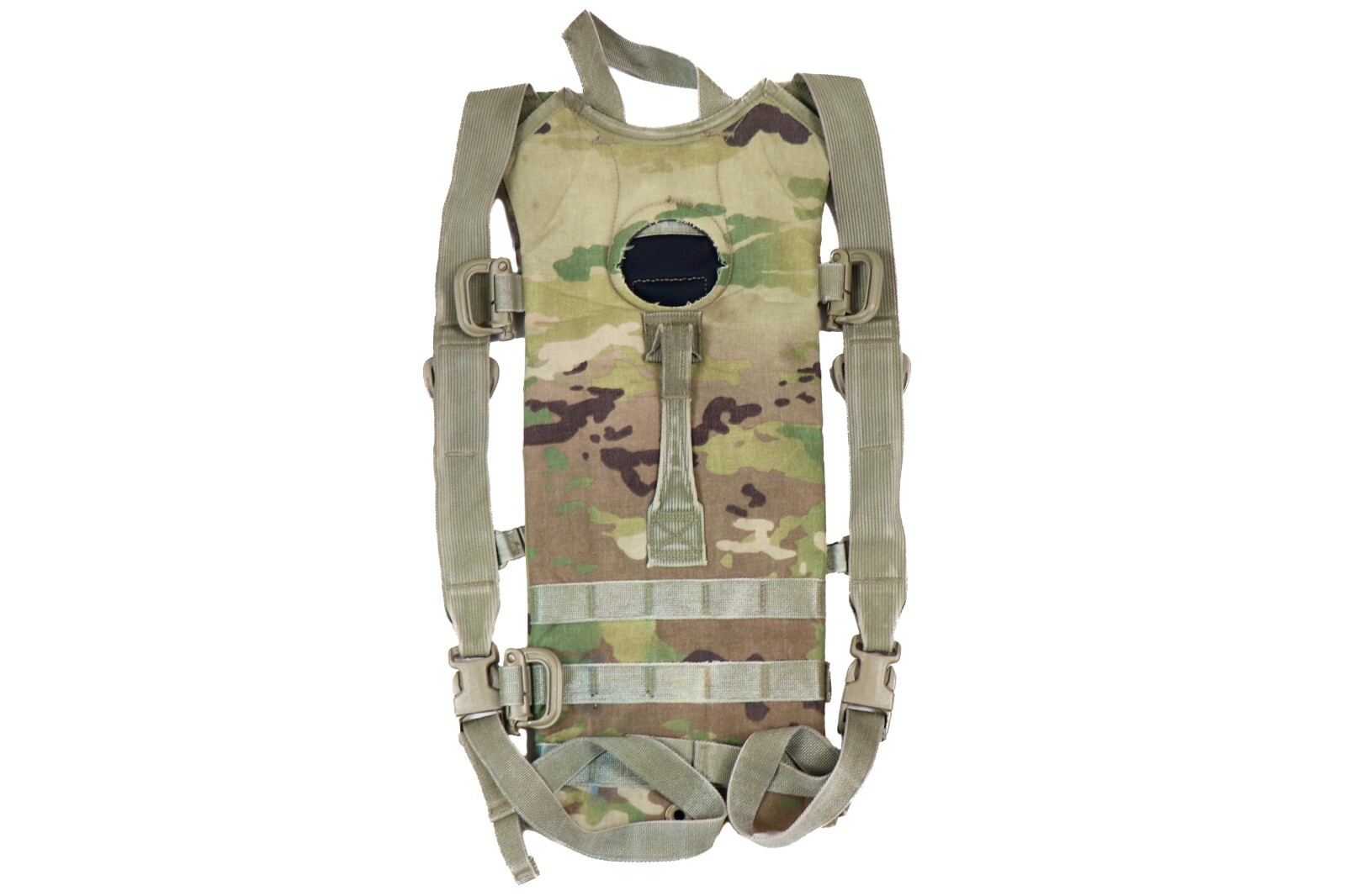 US Army OCP Multicam Molle II Hydration System Carrier Water Backpack No Bladder
